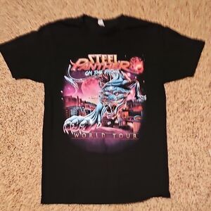 Kids Black Graphic T-Shirt